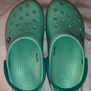 Mint Green Crocs